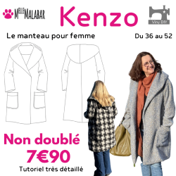 Kenzo Manteau Femme - Patron et Tutoriel PDF  tlcharger